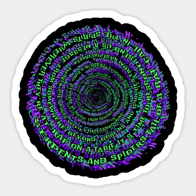 Leota's Chant Cycle Sticker by SkprNck